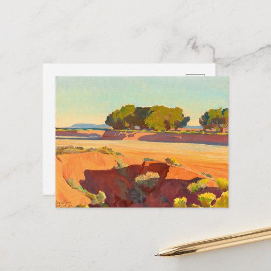 Carte Postale Ombres sur Short Creek par Maynard Dixon (Devant/Arrière en situation)