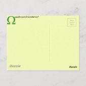 Carte Postale Oméga (Dos)