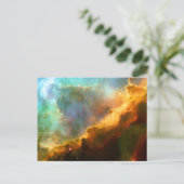 Carte Postale Omega Swan Nebula Hubble Espace (Debout devant)