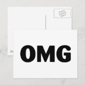 CARTE POSTALE OMG (Devant / Derrière)