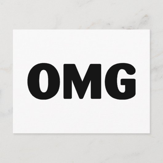 CARTE POSTALE OMG (Devant)