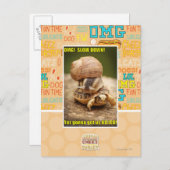 Carte Postale OMG ! Ralentissement ! (Devant / Derrière)