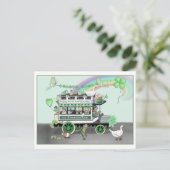 Carte postale Omnibus de la journée St. Patrick (Debout devant)