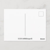 Carte Postale "ON A L'AIR BIEN, FELINE FINE !" Chat mignon Moust (Dos)