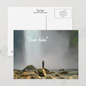 Carte Postale On a pêché (Devant / Derrière)