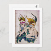 Carte postale - On allait sauver le monde (Devant / Derrière)