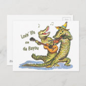 Carte Postale On da Bayou (Devant / Derrière)