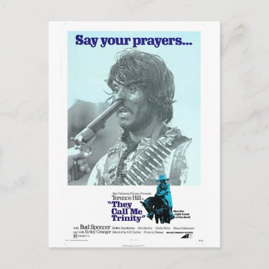 CARTE POSTALE ON M'APPELLE TRINITY POSTCARD (Devant)