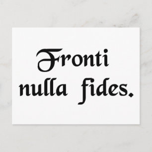 Carte Postale On ne peut pas compter sur l'apparence.