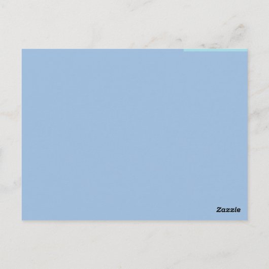 Carte Postale On peut à peine attendre l'invitation de bébé garç (Dos)