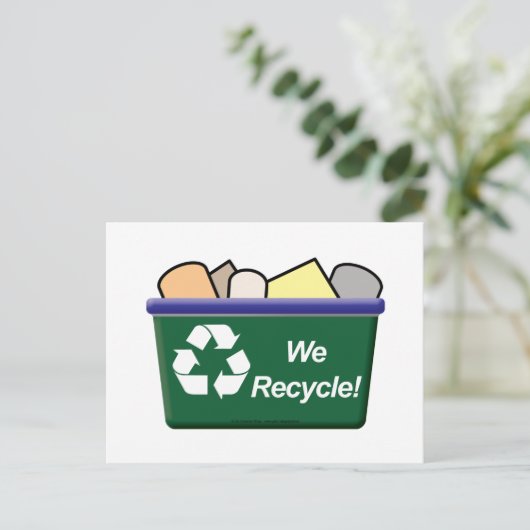 Carte Postale On Recycle ! (Debout devant)