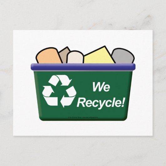 Carte Postale On Recycle ! (Devant)