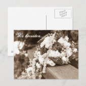 Carte Postale On se marie... (Devant / Derrière)