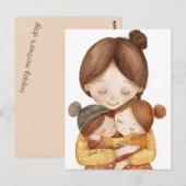 Carte Postale On t'aime maman (Devant / Derrière)