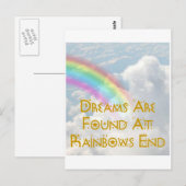 Carte Postale On Trouve Des Rêves À Rainbows End (Devant / Derrière)