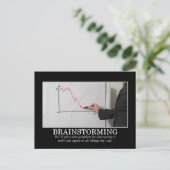 Carte Postale On Va Faire Un Brainstorming Jusqu'À Ce Que Tu Es  (Debout devant)