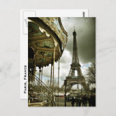 Carte Postale On va monter (Devant / Derrière)