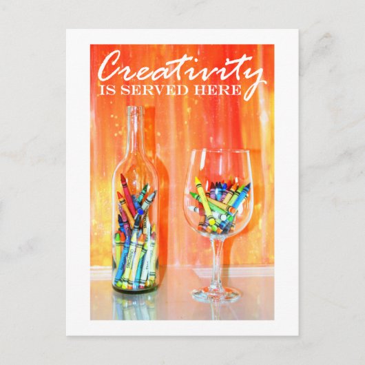 Carte Postale "On Y Sert De La Créativité" (Devant)