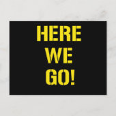 Carte Postale On y va (Devant)