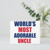 Carte Postale Oncle adorable (Debout devant)