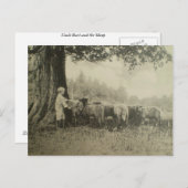 Carte Postale Oncle Bart et le mouton (Devant / Derrière)