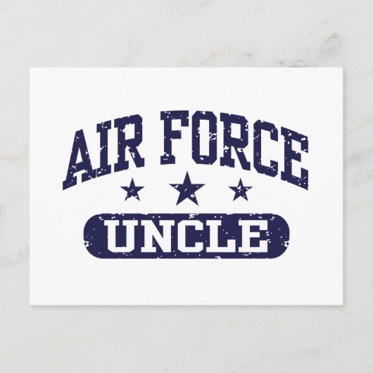 Carte Postale Oncle de la Force aérienne (Devant)
