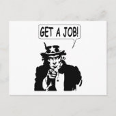 Carte Postale Oncle Sam Obtient Un Emploi (Devant)