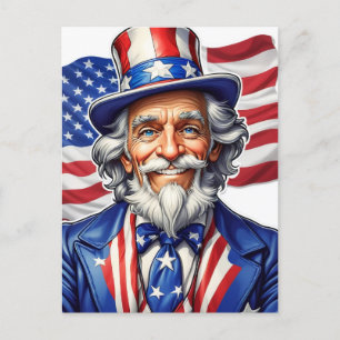 Carte Postale Oncle Sam USA