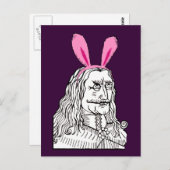 Carte Postale Oncle Vlad avec des oreilles de lapin (Devant / Derrière)