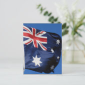 Carte Postale onde du drapeau aussie (Debout devant)