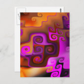 Carte Postale Onde thermique (Devant / Derrière)