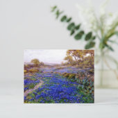 Carte Postale Onderdonk - Bluebonnets à Twilight, au nord de San (Debout devant)