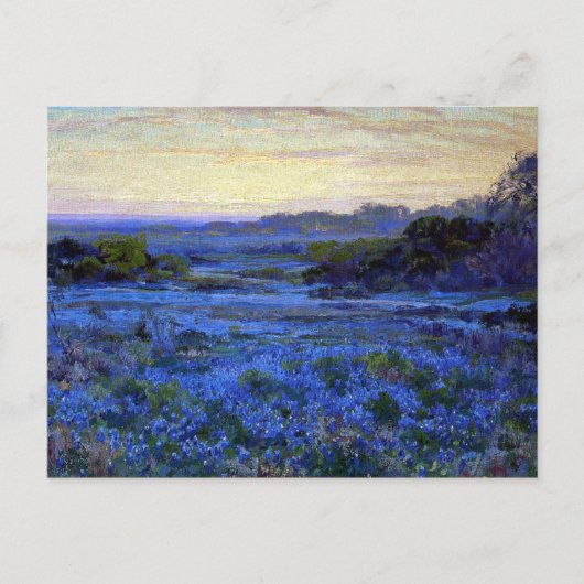 Carte Postale Onderdonk - Scène Bluebonnet avec une fille (Devant)