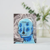 Carte Postale ondes cérébrales (Debout devant)