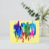 Carte Postale Ondes colorées (Debout devant)