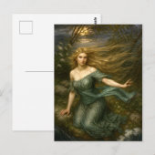 Carte Postale Ondine au clair de lune (Devant / Derrière)