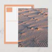 Carte Postale ondulation de sable (Devant / Derrière)