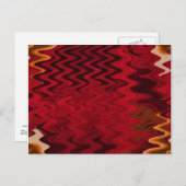 Carte Postale ondulation rouge (Devant / Derrière)