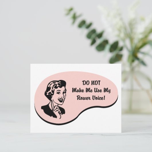 Carte Postale Onduler la voix (Debout devant)