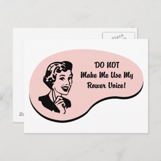 Carte Postale Onduler la voix (Devant / Derrière)