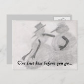 Carte Postale one last kiss post (Devant / Derrière)