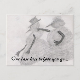 Carte Postale one last kiss post