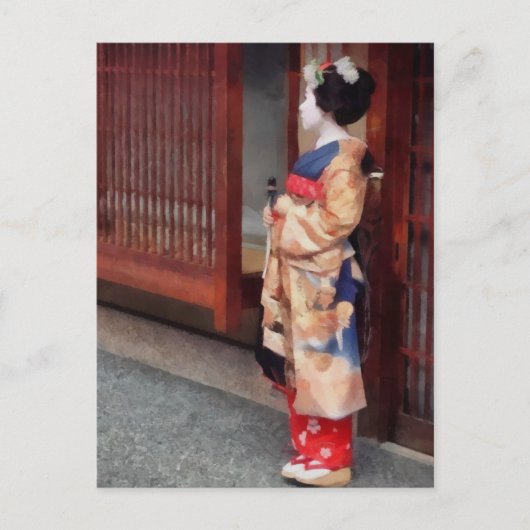 Carte Postale One Little Geisha Art (Devant)