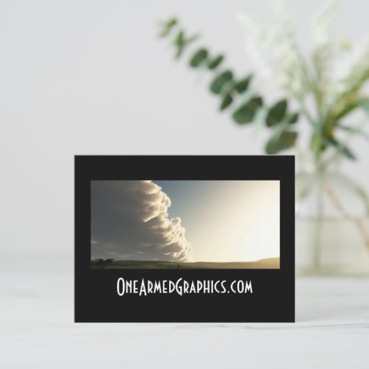 Carte postale OneArméGraphics.com (Debout devant)