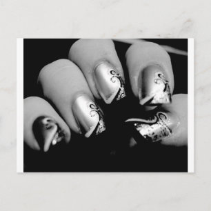 Carte Postale Ongles de concepteur