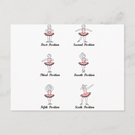 Carte Postale onglet positions de ballon (Devant)