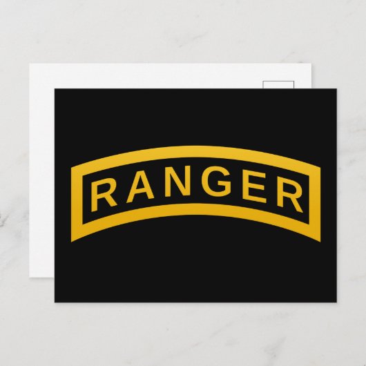 Carte Postale Onglet Ranger (Devant / Derrière)