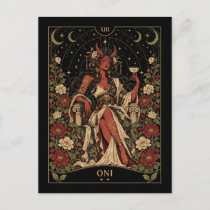 Carte Postale Oni, Tarot Art Starlit