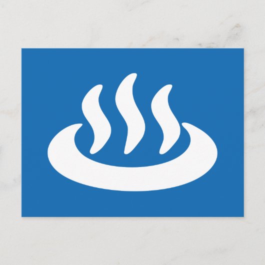 Carte Postale Onsen ♨ Hot Spring 温 泉 Japonais (Devant)