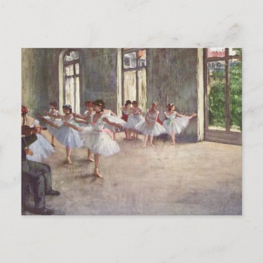 Carte Postale Ont dégazé la répétition de ballet (Devant)